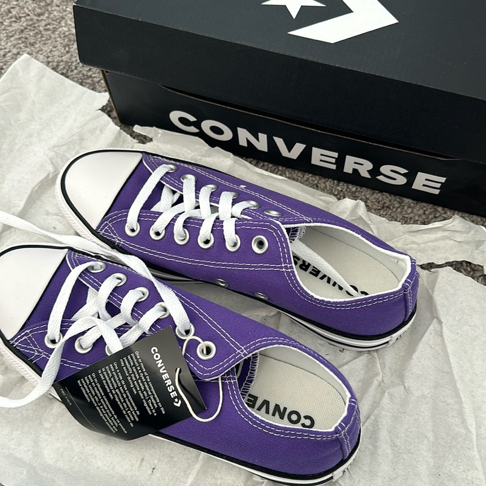 Purple Converse